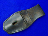 Vintage US Custom Handmade Leather Frog for Antique Short Sword Bayonet