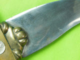 Vintage US Custom Handmade WW1 WW2 Coin Kris Blade HUGE Fighting Knife