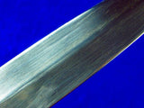 Vintage US Custom Handmade J.N. COOPER Dagger Fighting Knife & Sheath