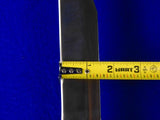 Vintage US Custom Made Handmade Large Bowie Fighting Knife w/ Sheath