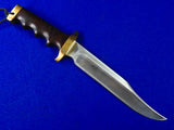 Vintage US Custom Made Handmade Large Bowie Fighting Knife w/ Sheath
