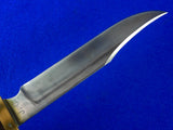 Vintage US Custom Made Handmade Large Bowie Fighting Knife w/ Sheath