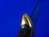 Vintage US Custom Made Handmade Large Bowie Fighting Knife w/ Sheath