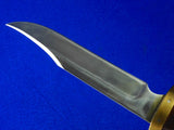 Vintage US Custom Made Handmade Large Bowie Fighting Knife w/ Sheath