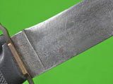 Vintage US Early KINFOLKS Hunting Knife & Sheath