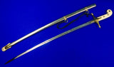 Vintage US German Made USMC Marine Presentation Engraved Sword w/ Scabbard