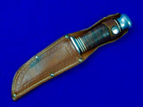 Vintage US HOLLINGER Hunting Fighting Knife w/ Sheath