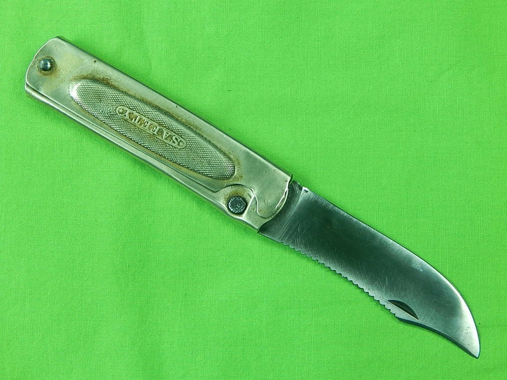 Vintage US Marbles MSA Co. Fish Fishing Safety Folding Knife – ANTIQUE &  MILITARY FROM BLACKSWAN