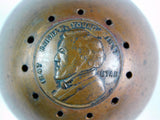 Vintage US Salt Pepper Shaker Brigham Young 1847 1947 Coin Token