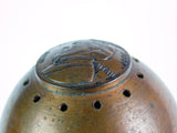 Vintage US Salt Pepper Shaker Brigham Young 1847 1947 Coin Token