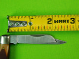 Vintage US Schrade Old Timer 34OT Middleman 3 Blade Folding Pocket Knife