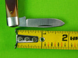 Vintage US Schrade Old Timer 34OT Middleman 3 Blade Folding Pocket Knife