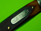 Vintage US Schrade Old Timer 34OT Middleman 3 Blade Folding Pocket Knife
