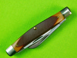 Vintage US Schrade Old Timer 34OT Middleman 3 Blade Folding Pocket Knife