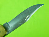 Vintage US Schrade + SC507 Scrimshaw Matco Tools Lock Back Folding Pocket Knife