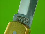 Vintage US Schrade + SC507 Scrimshaw Burlington Resources Folding Pocket Knife