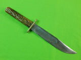 Vintage US Utica New York Czechoslovakia Czech Hunting Knife & Sheath