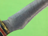 Vintage US WESTERN W39 Hunting Skinning Skinner Knife & Sheath