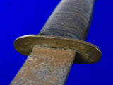 Vintage US WW2 Williams Cutlery Co. Commercial Fighting Knife Knives w/ Scabbard