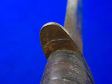 Vintage US WW2 Williams Cutlery Co. Commercial Fighting Knife Knives w/ Scabbard