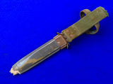 Vintage US WW2 Williams Cutlery Co. Commercial Fighting Knife Knives w/ Scabbard