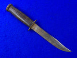 Vintage US WW2 Williams Cutlery Co. Commercial Fighting Knife Knives w/ Scabbard