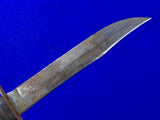 Vintage US WW2 Williams Cutlery Co. Commercial Fighting Knife Knives w/ Scabbard
