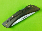 Vintage Utica Japan Lockback Moose International 5 Club Folding Pocket Knife