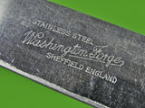 Vintage WASHINGTON FORGE Sheffield English British Chef's Kitchen Cutlery Knife