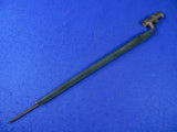 British English Antique WW1 Model 1876 Martini Henry Socket Bayonet w/ Scabbard