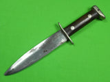 US WW2 Custom Hand Made THEATER Huge Fighting Knife & Sheath #115