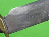 US WW2 Custom Made Handmade Large Theater Fighting Knife & Sheath