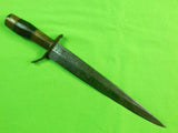 US WW2 Custom Philippines Philippine Theater Made for Officer Fighting Knife