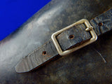 WW2 Large Cold Weather Flare Gun (?) Leather Holster