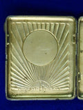 Vintage WW2 Soviet Russian Russia USSR Silver Presentation Cigarette Case