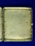 Vintage WW2 Soviet Russian Russia USSR Silver Presentation Cigarette Case