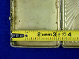 Vintage WW2 Soviet Russian Russia USSR Silver Presentation Cigarette Case
