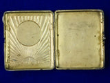 Vintage WW2 Soviet Russian Russia USSR Silver Presentation Cigarette Case