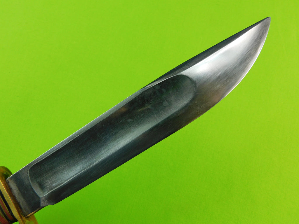 WW2 US Marbles Gladstone MI Large 8 Stag Handle Hunting Knife W Shea ww2-us-marbles-gladstone-mi-large-8-stag-handle-hunting-knife-w-shea