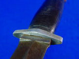 US WW2 Vintage Custom Made Handmade Theater Fighting Knife w/ Sheath