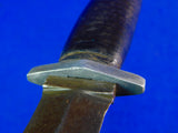 US WW2 Vintage Custom Made Handmade Theater Fighting Knife w/ Sheath