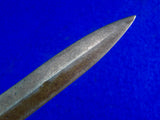 US WW2 Vintage Custom Made Handmade Theater Fighting Knife w/ Sheath