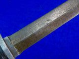 US WW2 Vintage Custom Made Handmade Theater Fighting Knife w/ Sheath