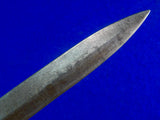 US WW2 Vintage Custom Made Handmade Theater Fighting Knife w/ Sheath