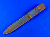 US WW2 Vintage Custom Made Handmade Theater Fighting Knife w/ Sheath