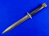US WW2 Vintage Custom Made Handmade Theater Fighting Knife w/ Sheath