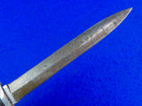 US WW2 Vintage Custom Made Handmade Theater Fighting Knife w/ Sheath
