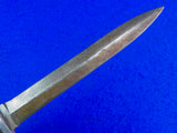US WW2 Vintage Custom Made Handmade Theater Fighting Knife w/ Sheath