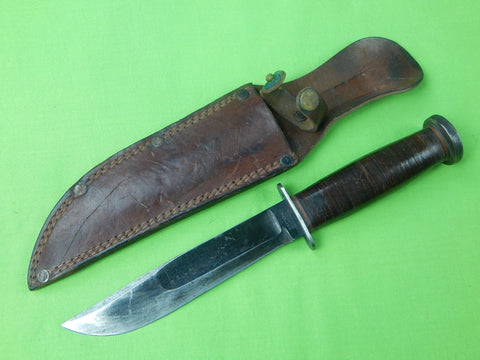 US WW2 Western Boulder Colorado Shark Fighting Knife & Sheath