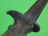 US WW2 WWII Custom Made San Antonio IRONWORK Sword Blade Fighting Knife & Sheath